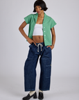 Pantry Button-Up - Seafoam Green
