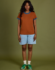 Vintage Ringer Tee - Burnt Terracotta