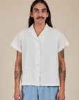 Pantry Button-Up - Vintage Tee White