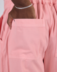 Short Sleeve Jumpsuit - Baby Pink