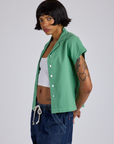 Pantry Button-Up - Seafoam Green