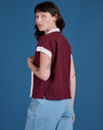 Painted Pantry Button-Up - Red Wine