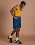 Carpenter Shorts - Dark Wash