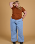 The Organic Vintage Tee - Burnt Terracotta