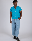 Pantry Button-Up - Hawaiian Blue