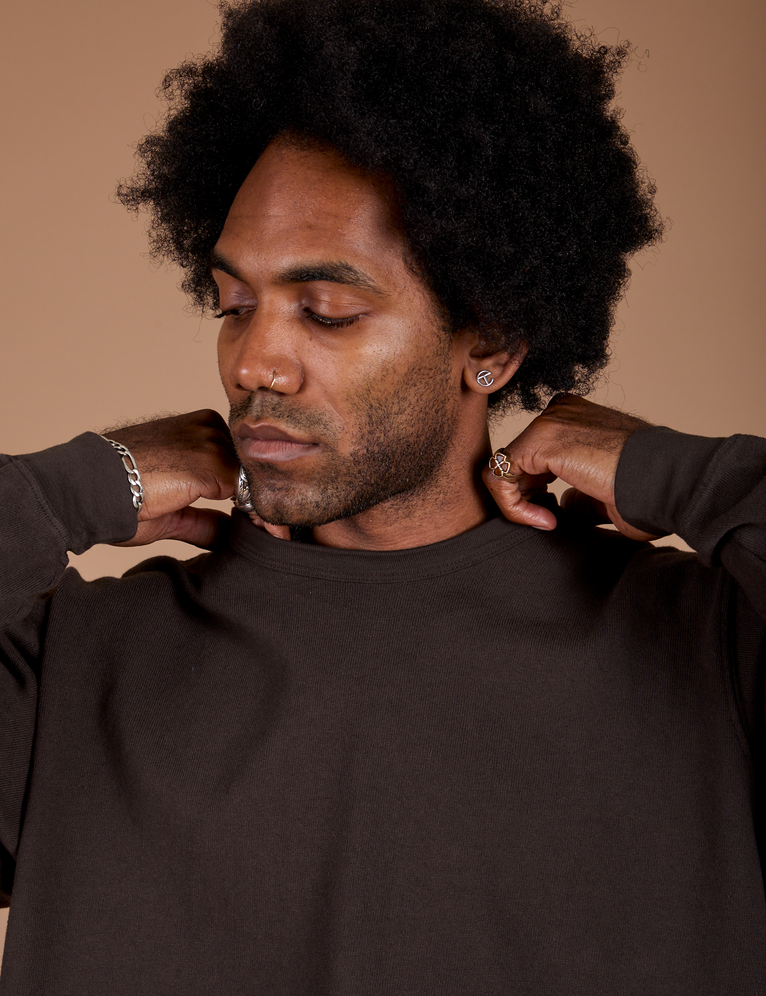 Long Sleeve Burly Tee - Espresso Brown