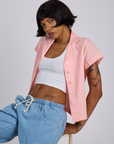 Pantry Button-Up - Baby Pink