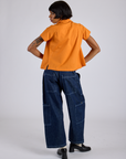Pantry Button-Up - Creamsicle Orange