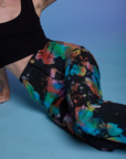 Work Pants in Rainbow Magic Waters pant close up on Alex