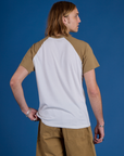 Produce Raglan Tee in Onion back view on Grant