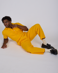 Short Sleeve Jumpsuit - Sunshine Yellow