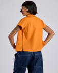 Pantry Button-Up - Creamsicle Orange