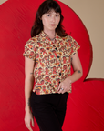 Hot Stuff Print Pantry Button-Up on Alex