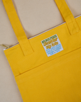 Sunshine Yellow Over-Shoulder Zip Mini Tote