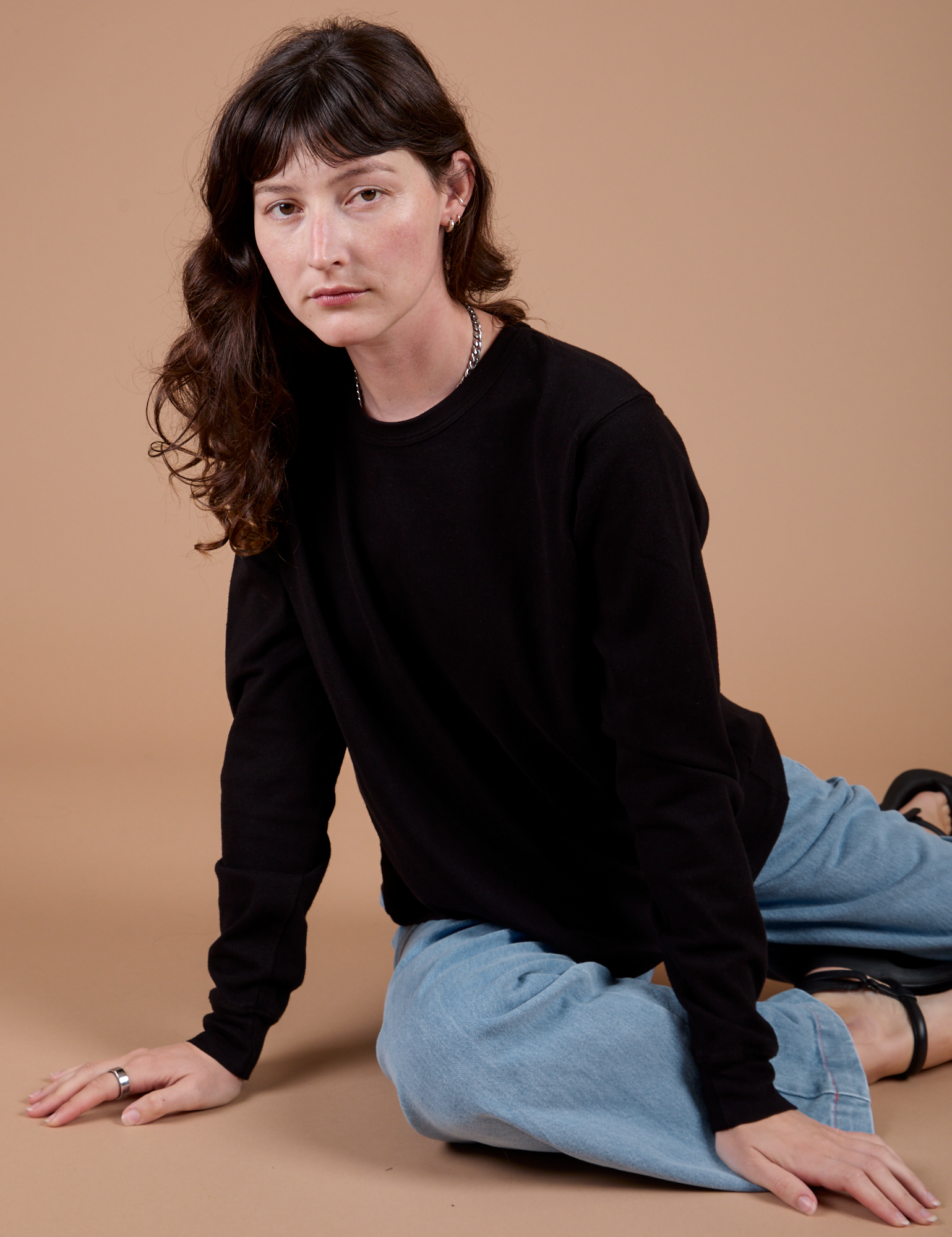 Long Sleeve Burly Tee - Basic Black