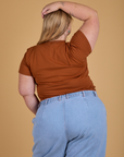 The Organic Vintage Tee - Burnt Terracotta