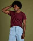 Vintage Ringer Tee - Red Wine