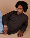 Long Sleeve Burly Tee - Espresso Brown