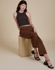 Racerback Tank - Espresso Brown