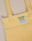 Butter Yellow Over-Shoulder Zip Mini Tote