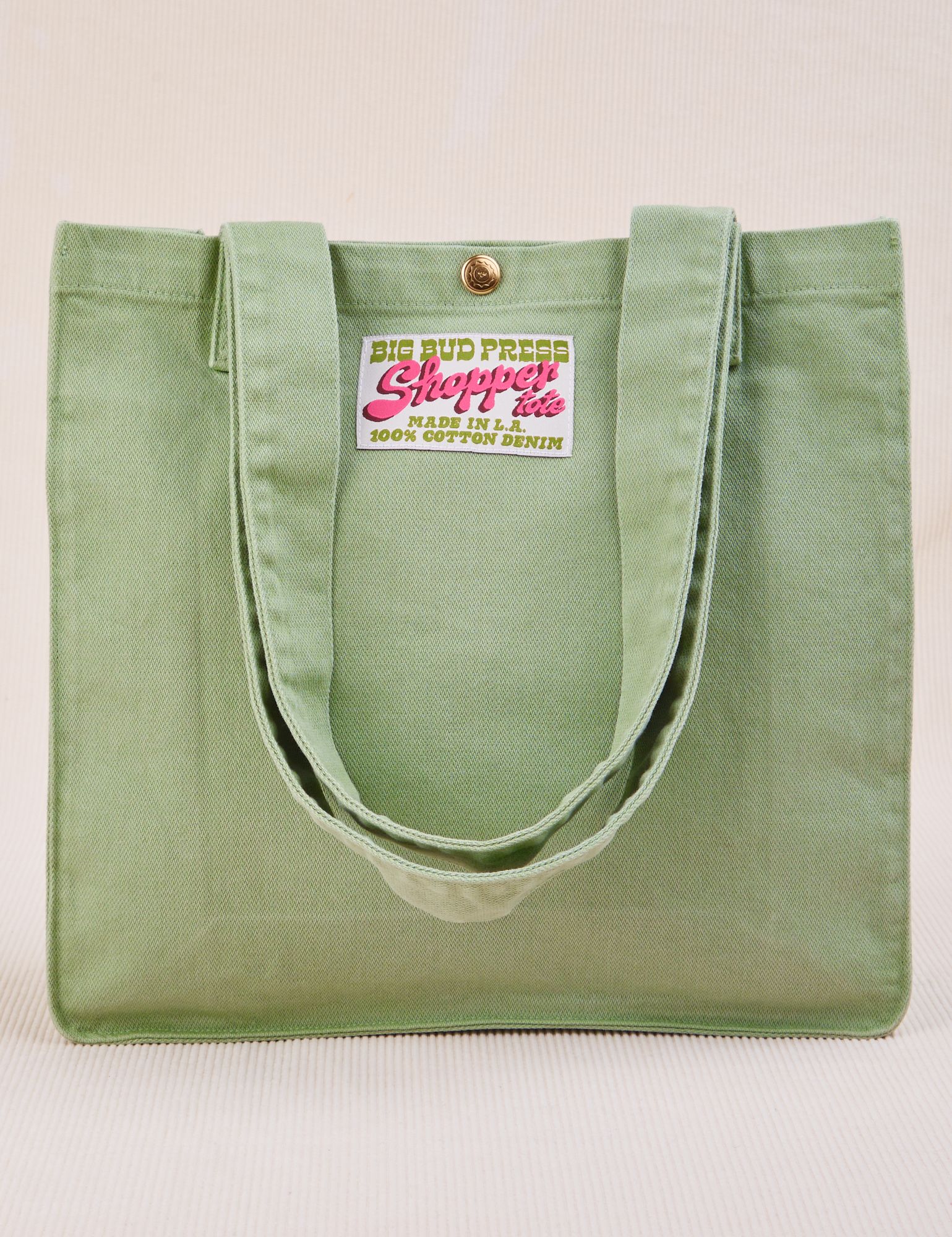 Shopper Tote Bag in Sage Green