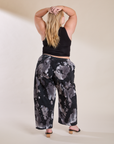 Magic Waters Drop Pocket Pants in Ink Blot back view on Juliet