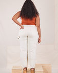 Back view of Carpenter Jeans in Vintage Tee Off-White on Meghna