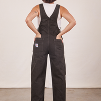 Back view of Original Overalls in Mono Espresso worn by Tiara.