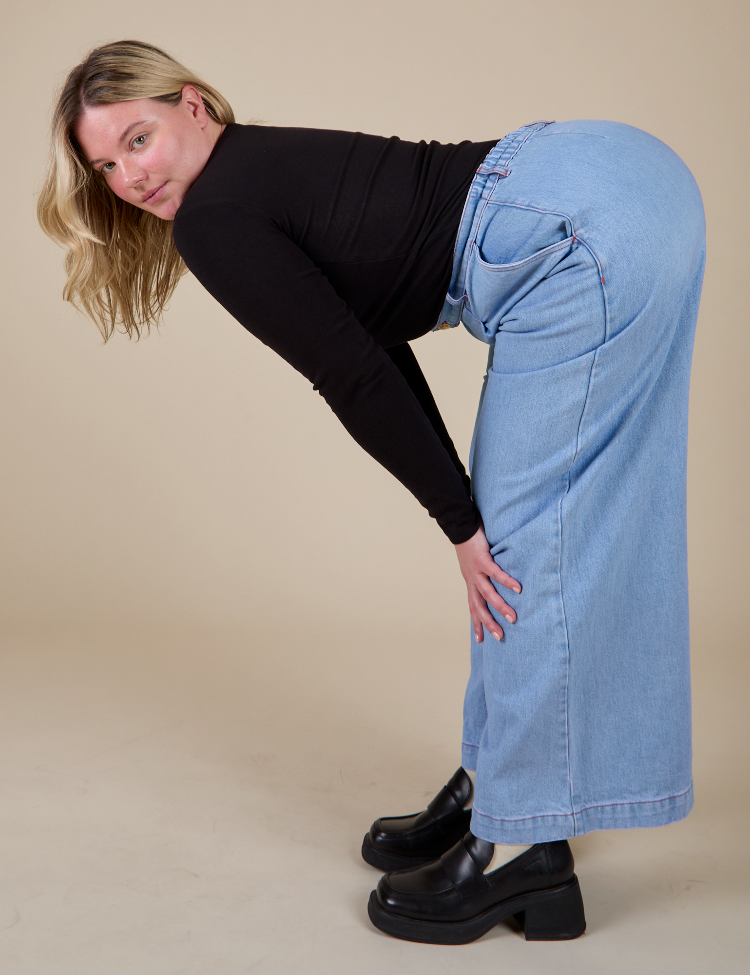 Long Sleeve Baby Tee - Basic Black