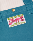 Marine Blue Shopper Tote close up