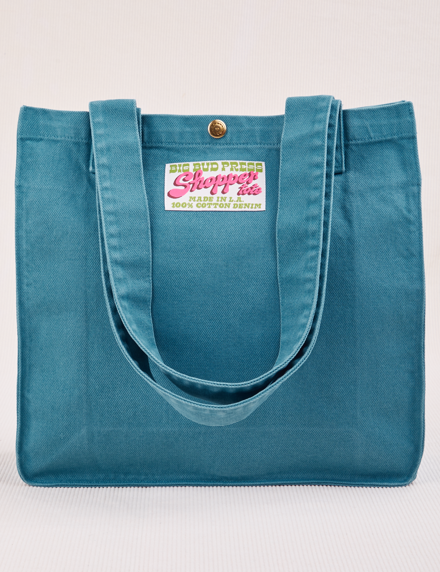 Shopper Tote Bag in Marine Blue