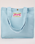Shopper Tote Bag in Baby Blue