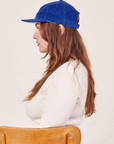 Dugout Corduroy Hat in Royal Blue on Allison