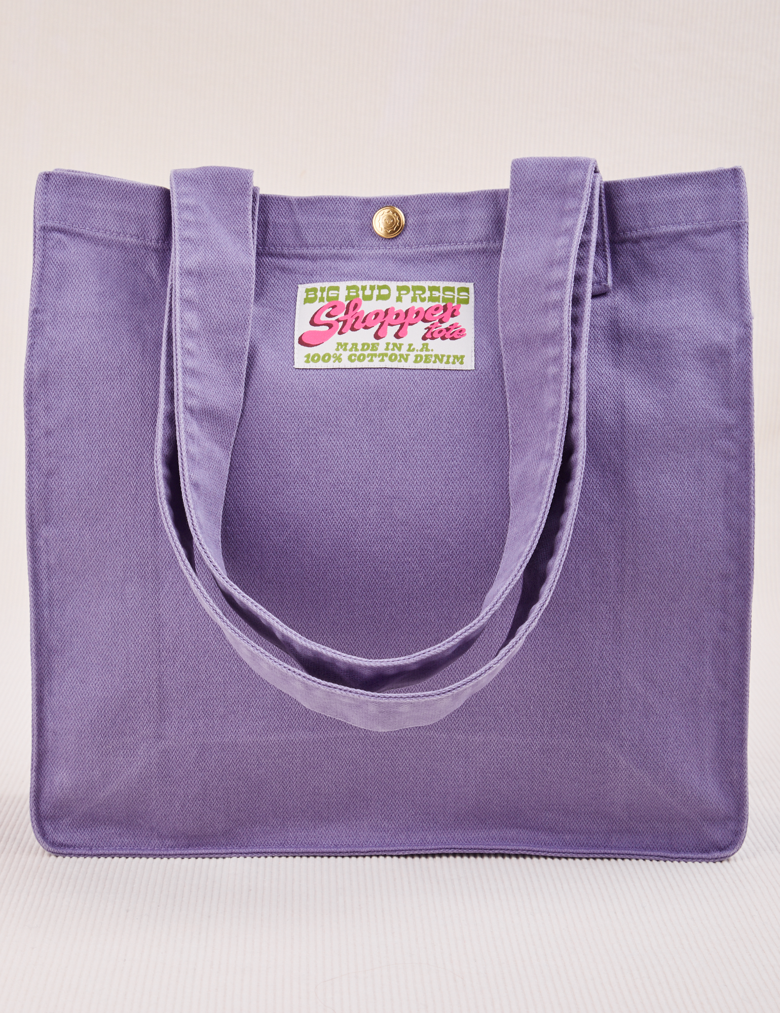 Shopper Tote Bag in Faded Grape