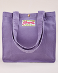 Shopper Tote Bag in Faded Grape