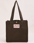 Shopper Tote Bag in Espresso Brown