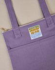 Faded Grape Over-Shoulder Zip Mini Tote