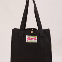Shopper Tote Bag in Black