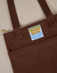 Fudgesicle Brown Over-Shoulder Zip Mini Tote