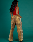 Drop Pocket Pants - Leopard Print