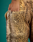 Drop Pocket Pants - Leopard Print