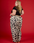 Drop Pocket Pants - Cow Print