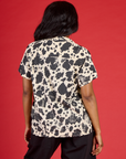 Pantry Button-Up - Cow Print