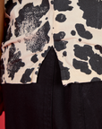 Pantry Button-Up - Cow Print