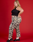 Side view of the Cow Work Pant on Juliet