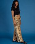 Drop Pocket Pants - Tiger Print