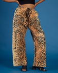 Drop Pocket Pants - Tiger Print