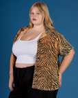 Pantry Button-Up - Tiger Print