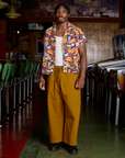Hot Dogs & Beer & Wine & Pretzels Pantry Button-Up