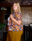 Hot Dogs & Beer & Wine & Pretzels Pantry Button-Up